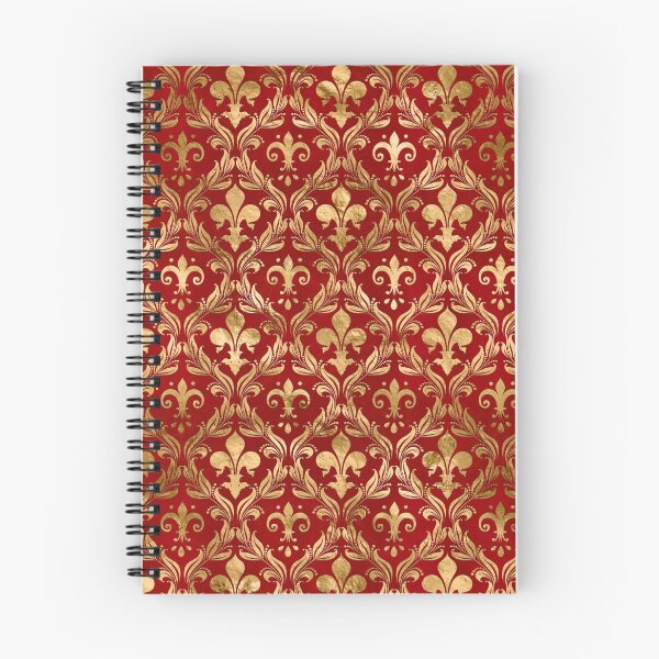 Item preview, Fleur-de-lis pattern luxury red designed and sold by k9printart.