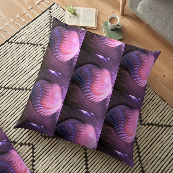 Nighttime seashell Floor Pillow
