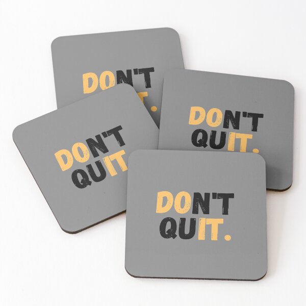 Item preview, Don't Quit  Design 2 T-Shirt Cool Design Tee designed and sold by LJ4EVER.
