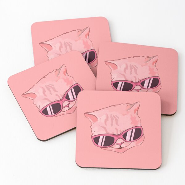 Item preview, Thug cat wearing sunglasses designed and sold by lucky-fern.