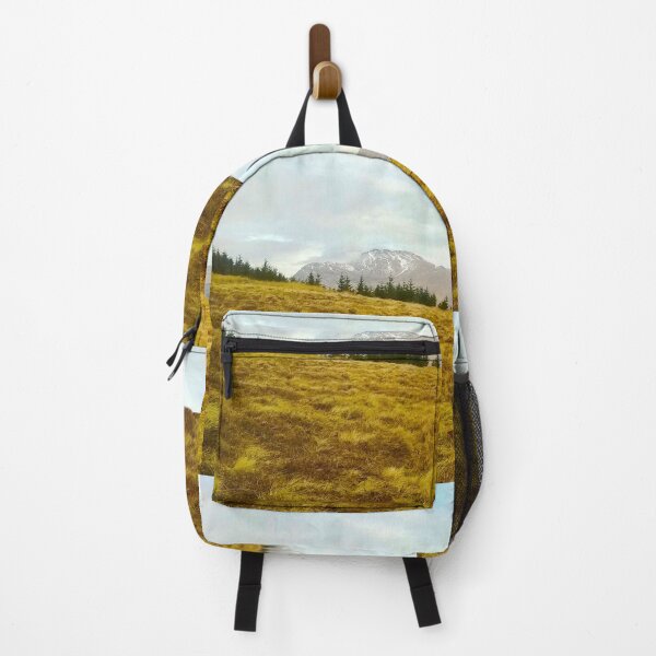 Item preview, Scenic gold field mountainscape designed and sold by glowvim.