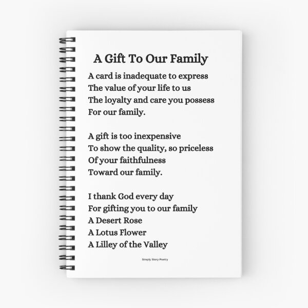 Item preview, A Gift to Our Family designed and sold by beverleyjoy.