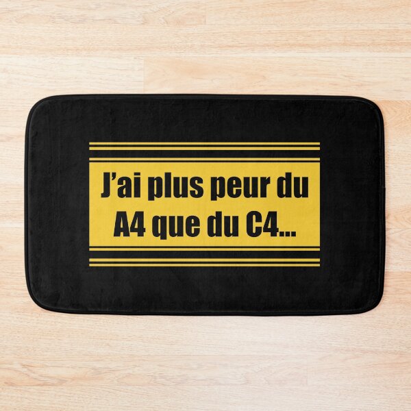 Item preview, "I'm more afraid of A4 (sheet) than C4 (explosive)" French version designed and sold by GlaDyxies.