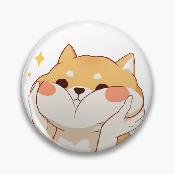 Item preview, Cute Chubby Shiba Inu Japanese Dog designed and sold by MagicArtworks.