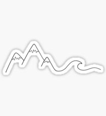 Pegatina Mountain Wave