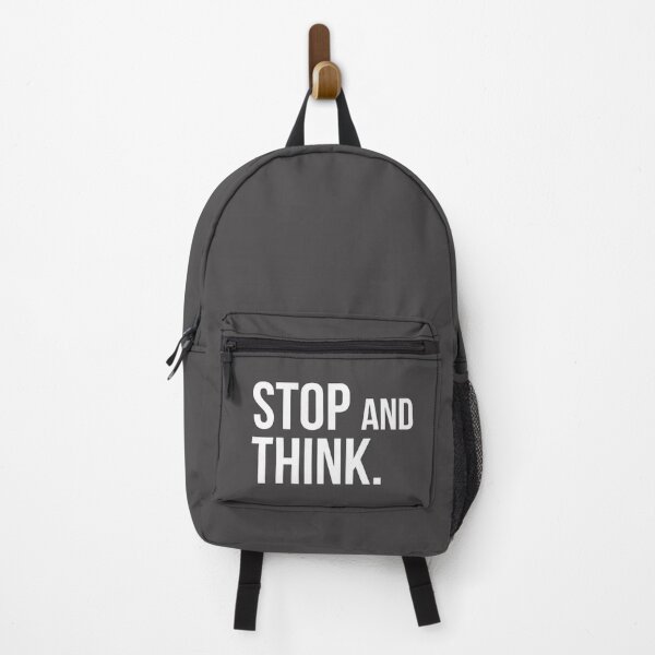 Item preview, Stop and Think. designed and sold by EverydayHermit.