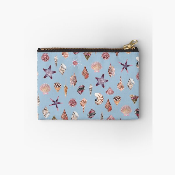 Item preview, SEASHELL PATTERN - light blue designed and sold by BEATRIZ ABAITUA.