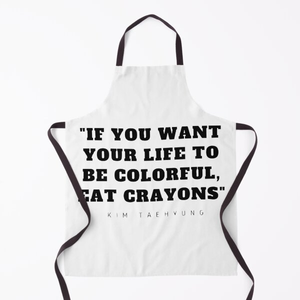 Item preview, BTS quotes If you want colorful life, eat caryons -kim Taehyung designed and sold by Rabique.