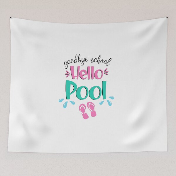 Item preview, Good Bye School Hello Pool 2021 funny summer best gift idea for student designed and sold by Live  Today.
