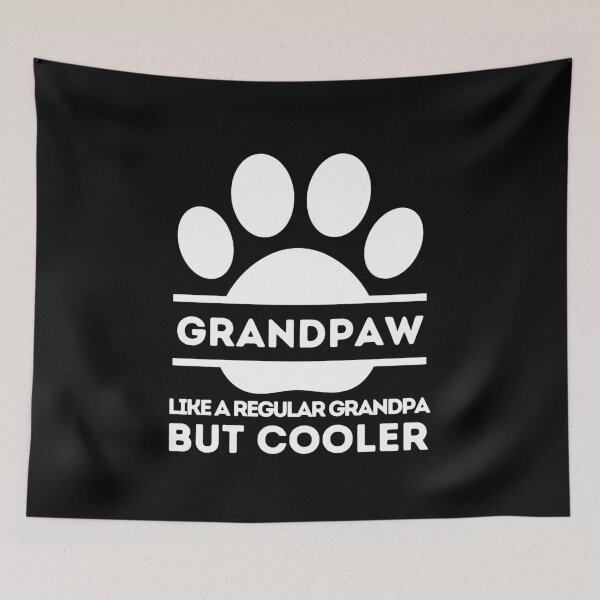 Item preview, Grand Paw Like A Regular Grandpa But Cooler (white text) - Fathers & Grandparents Day designed and sold by CaitU.
