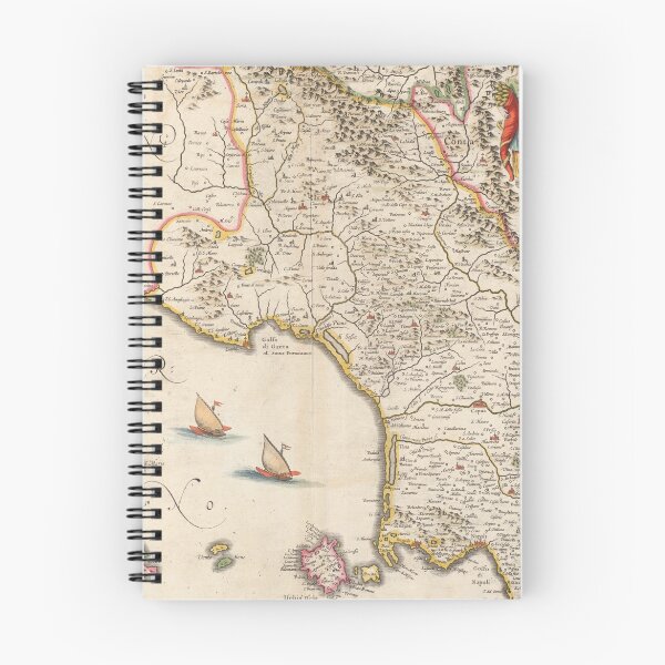 Item preview, Mapa vintage de Campania Italia (1662) designed and sold by BravuraMedia.