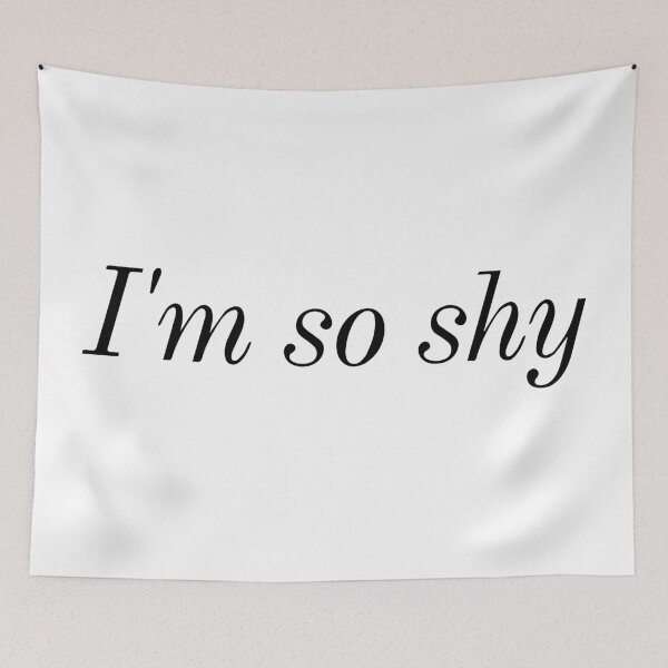 Item preview,  BTS quotes, I am so shy - Kim Taehyung designed and sold by Rabique.