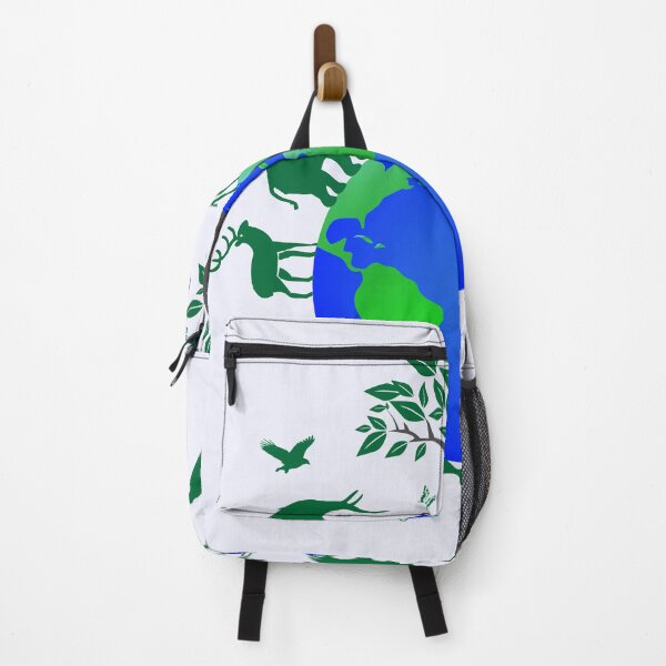 Item preview, earth surrounded by nature and animals designed and sold by Babastyle.
