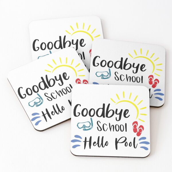 Item preview, Good Bye School Hello Pool 2021 funny summer best gift idea for student designed and sold by Live  Today.