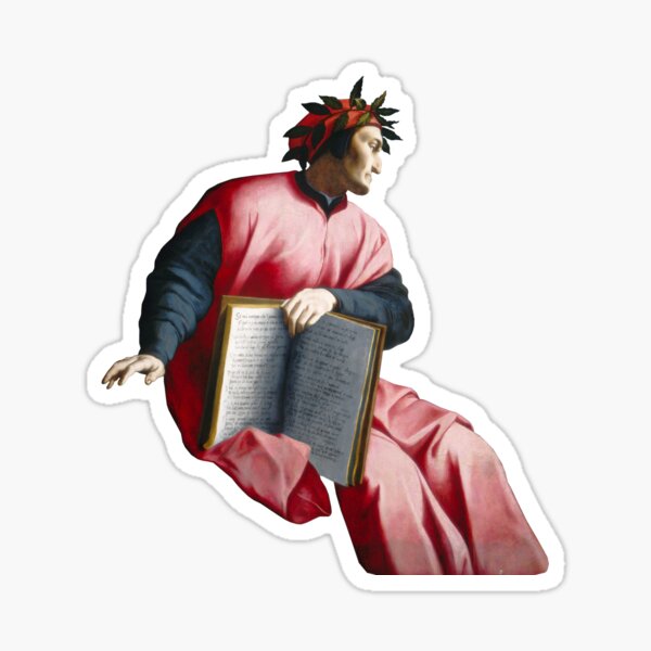 Agnolo Bronzino - Allegorical Portrait of Dante Sticker