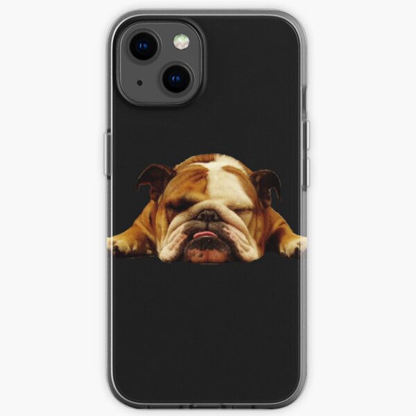 English Bulldog - Lazy Beast | Bulldog T-shirt iPhone Soft Case