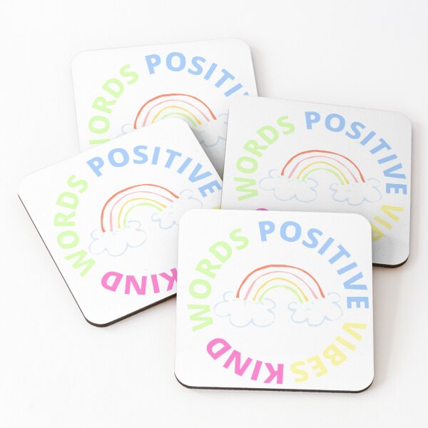 Item preview, Kind words, positive vibes  designed and sold by girlschance.