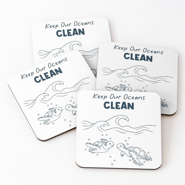 Item preview, Keep Our Oceans Clean designed and sold by ethnicdrawing.