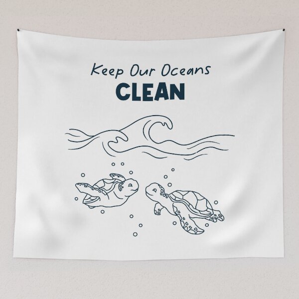 Item preview, Keep Our Oceans Clean designed and sold by ethnicdrawing.