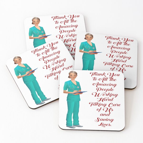 Item preview,  Cute Nurse Pediatric Practitioner With Unicorn rainbow designed and sold by chetan786.