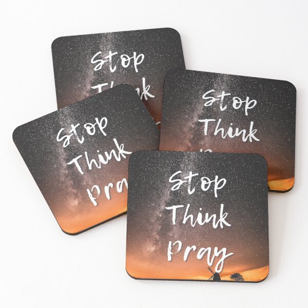 Item preview, Sunset Mill | Stop, Think, & Pray designed and sold by AdoptKM.