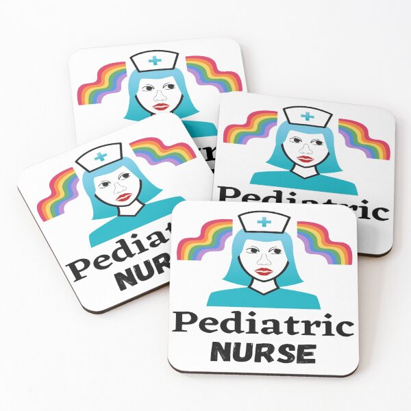 Item preview, Cute Nurse Pediatric Practitioner With Unicorn rainbow designed and sold by chetan786.