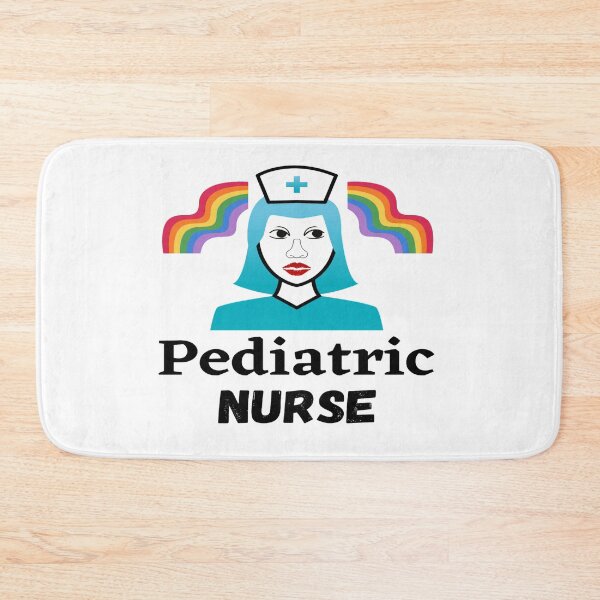 Item preview, Cute Nurse Pediatric Practitioner With Unicorn rainbow designed and sold by chetan786.