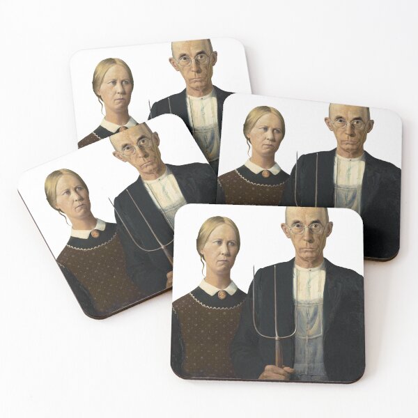 Item preview, Grant Wood - American Gothic designed and sold by elinaarbidane.