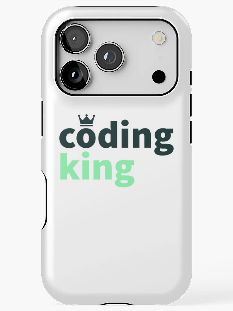 Thumbnail 1 of 4, iPhone Case, Developers developer coding king coding code life designed and sold by Tropical Blood.