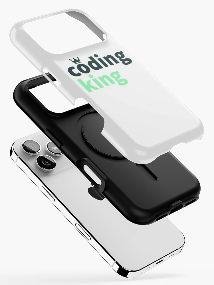 Thumbnail 2 of 4, iPhone Case, Developers developer coding king coding code life designed and sold by Tropical Blood.