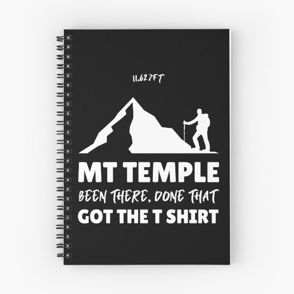 Item preview, Mt Temple, Been there, done that, got the t shirt designed and sold by Sarahs Adventures  .