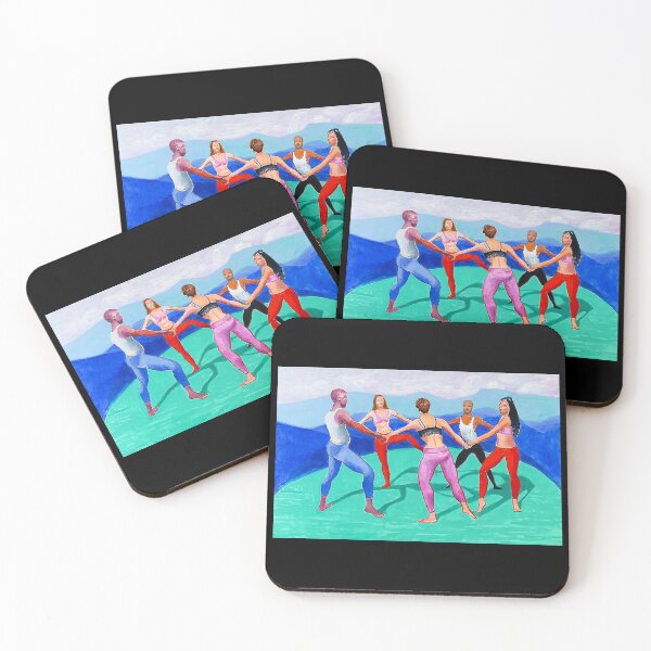 Item preview, stretch before swimming painting designed and sold by queengutkowski.