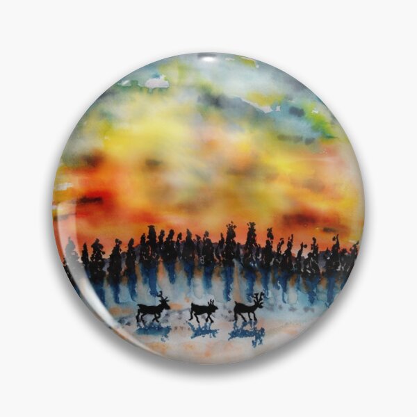 Item preview, Reindeer silhouettes in the snow without background designed and sold by Pauletart.
