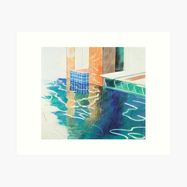 Aperçu de l'œuvre study of water hockney créée et vendue par queengutkowski.