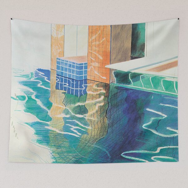 Item preview, study of water hockney designed and sold by queengutkowski.