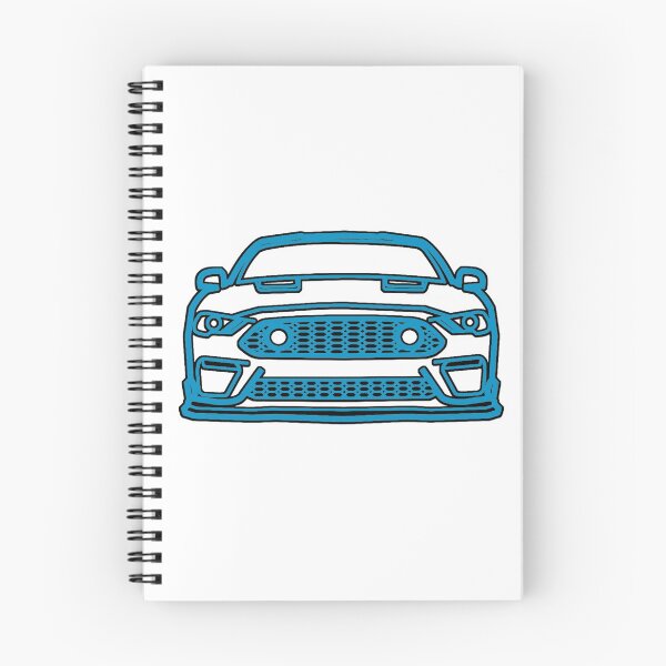 Item preview, 2021 Mustang Mach1 Outline in Velocity Blue designed and sold by FabFreakShop.