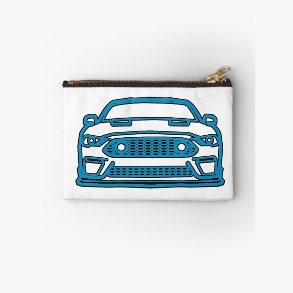 Item preview, 2021 Mustang Mach1 Outline in Velocity Blue designed and sold by FabFreakShop.