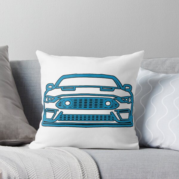 Item preview, 2021 Mustang Mach1 Outline in Velocity Blue designed and sold by FabFreakShop.