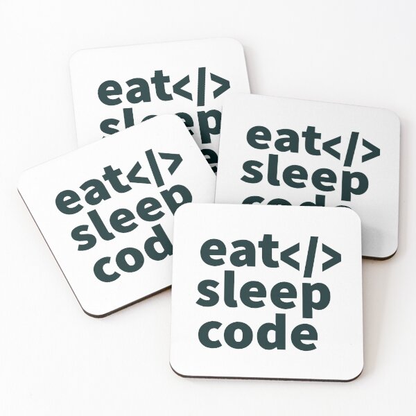 Item preview, EAT SLEEP CODE Coding code code person jobs  designed and sold by Tropical Blood.