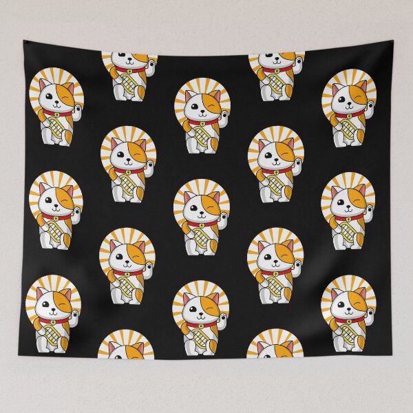 Item preview, Kawaii Maneki Neko designed and sold by YueHeng Creates ⭐⭐⭐⭐⭐.