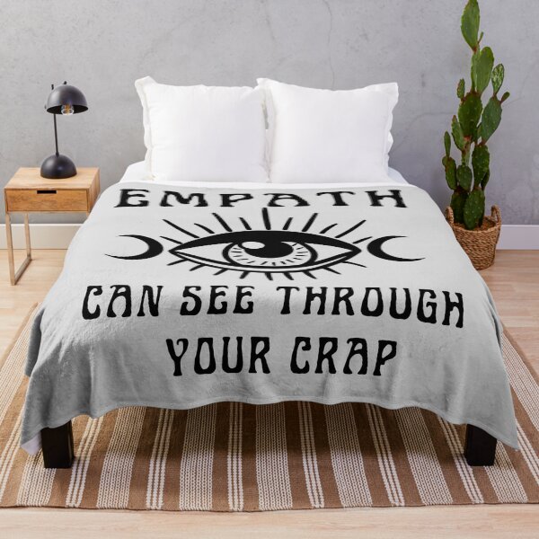 Item preview, Empath Spiritual Saying Eye I See Through Your Crap designed and sold by funnytshirtemp.