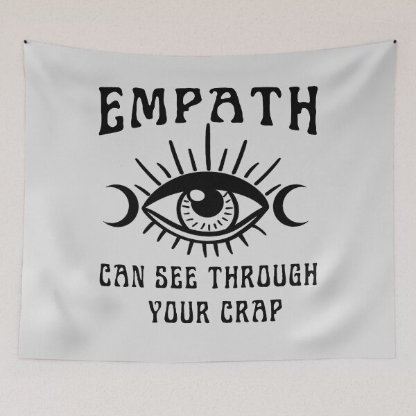 Item preview, Empath Spiritual Saying  Eye I See Through Your Crap designed and sold by funnytshirtemp.
