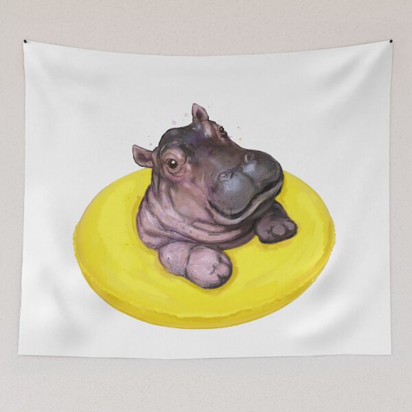 Item preview, Happy Hippo designed and sold by lauragraves.
