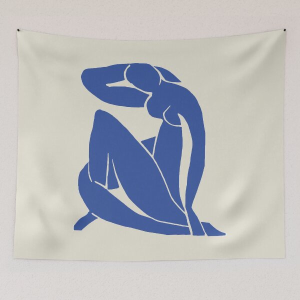 Item preview, Henri Matisse Blue Nude II 1952 (Nu Bleu) Digital Art Print designed and sold by funky-stuff.