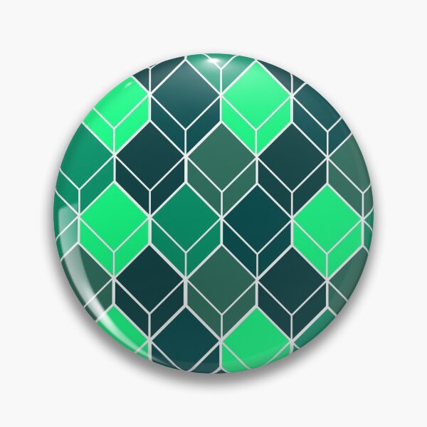 Item preview, Green Cuboidal Material Design Work designed and sold by Carbonbubble.