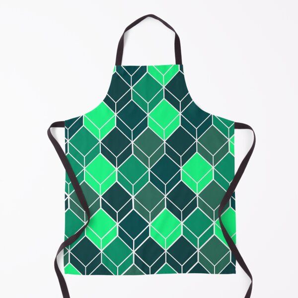 Item preview, Green Cuboidal Material Design Work designed and sold by Carbonbubble.