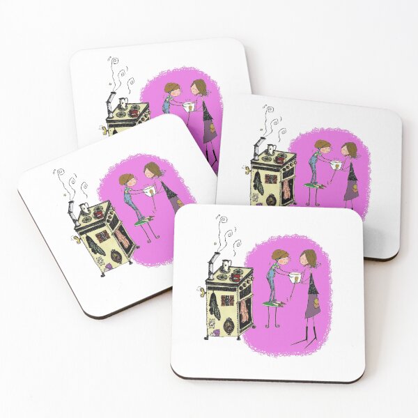 Item preview, A mother and her child in the kitchen designed and sold by VanDesBois.