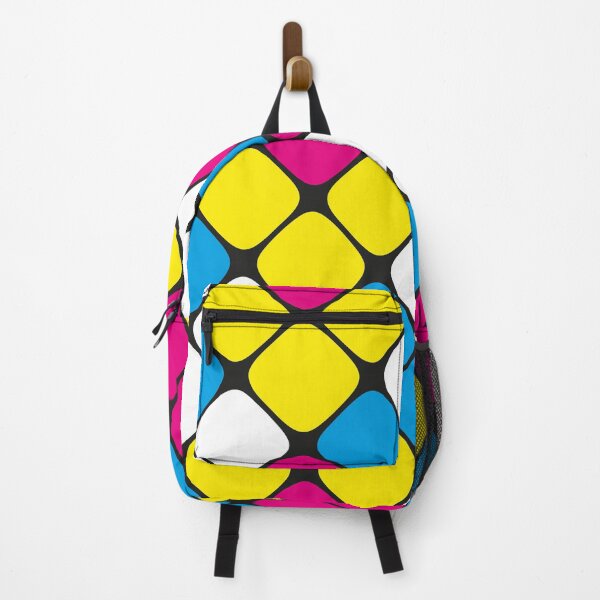 Item preview, Diagonal Squircle Pattern (CMYK Colours) designed and sold by John Uttley.