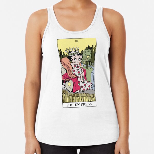Betty Boop Tarots: The Empress Racerback Tank Top