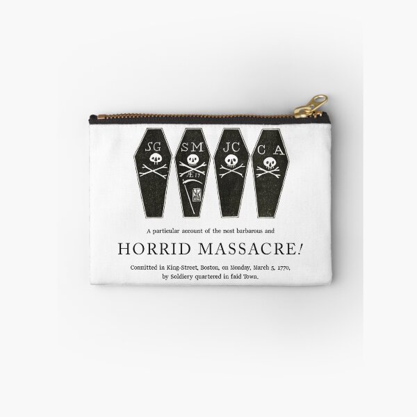 Item preview, The Boston Massacre (Newspaper illustration from March 1770) - White designed and sold by franklinprintco.